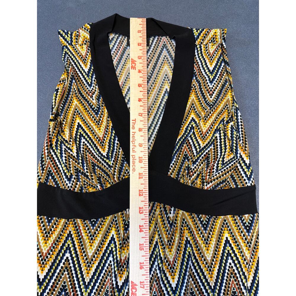 Enfocus Studio Maxi Dress Womens V-Neck y2k SZ 6 Fairy Grunge - Picture 4 of 10